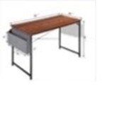 Wholesale - 55" BROWN COMPUTER DESK